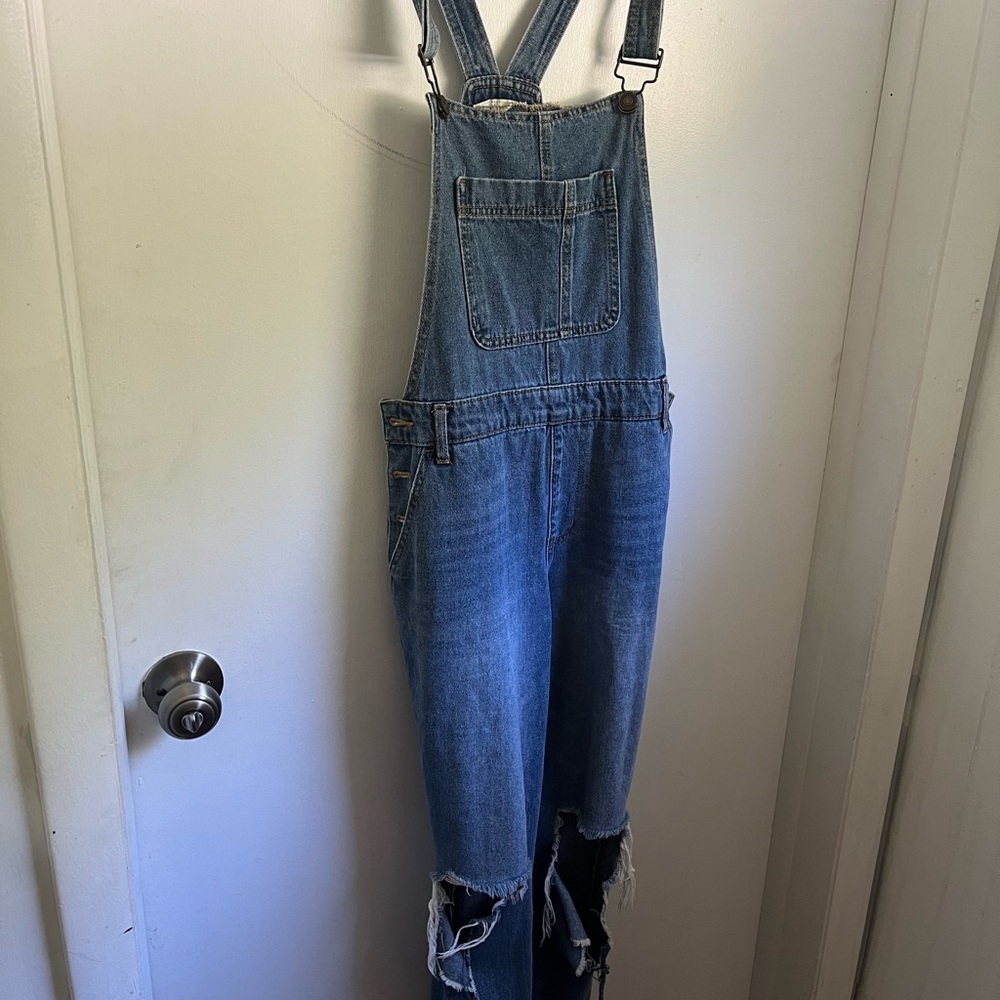 Denim pant overalls